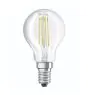 Osram Parathom Classic LED E14 Sferica Filamento Chiara 4W 470lm - 827 Bianco Molto Caldo | 3 Step Dim - Sostitutiva 40W