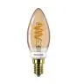 Philips MASTER Value LEDcandle E14 Vintage Filamento Oro 2.5W 136lm – 818 Bianco Molto Caldo | Dimmerabile - Sostitutiva 15W