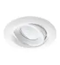 Noxion Faretti LED Droplet Bianca 8W 640lm - 927 Bianco Molto Caldo | Ritaglio 85mm - IP44 - Miglior resa cromatica - Dimmerabile