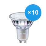 Confezione Multipack 10x Philips MASTER Value LEDspot GU10 PAR16 4.9W 355lm 36D - 922-927 Dim To Warm | Miglior Resa Cromatica - Dimmerabile - Sostitutiva 50W