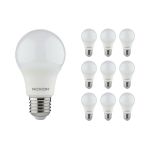 Confezione Multipack 10x Noxion Lucent Classic LED E27 Pera Ghiaccio 4.9W 480lm - 830 Luce Calda | Sostitutiva 40W