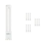 Confezione Multipack 10x Ledvance Dulux-L LED 8W - 830 Luce Calda -  | Sostitutiva 18W