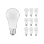 Confezione Multipack 10x Ledvance CLASSIC LED E27 Pera Ghiaccio 8.5W 806lm - 840 Bianco Freddo | Sostitutiva 60W