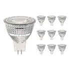 Confezione Multipack 10x Noxion Faretti LED GU5.3 MR16 6.1W 621lm 36D - 830 Luce Calda| Sostitutiva 50W